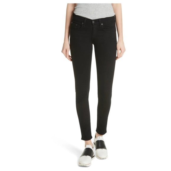 Rag & Bone Black Stretch Jeans - Picture 1 of 8